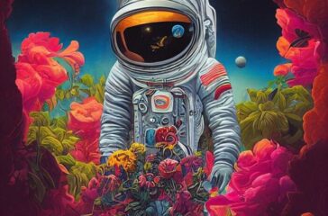 astronaut-universe-planting-flowers-7556460/